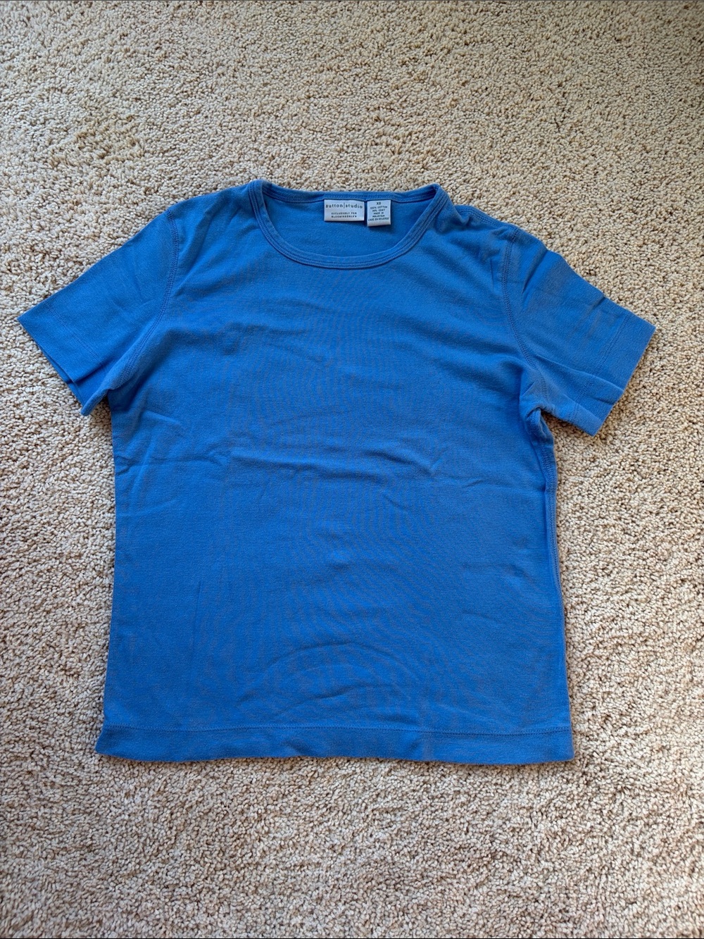 Sutton Studio Bright Blue Short Sleeve Tee